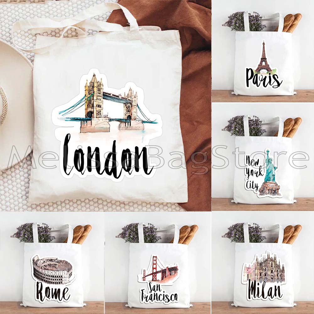 Women Bags Netherlands - حقيبة تسوق قماشية نسائية بتصميم ميلان