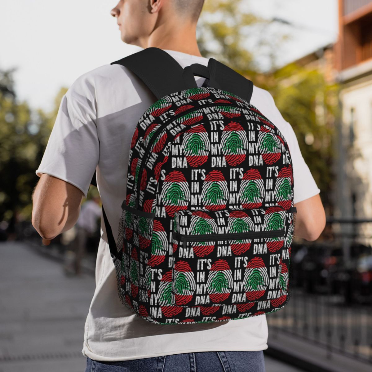 Women Bags Lebanon - حقيبة ظهر بتصميم علم لبنان وتراثه