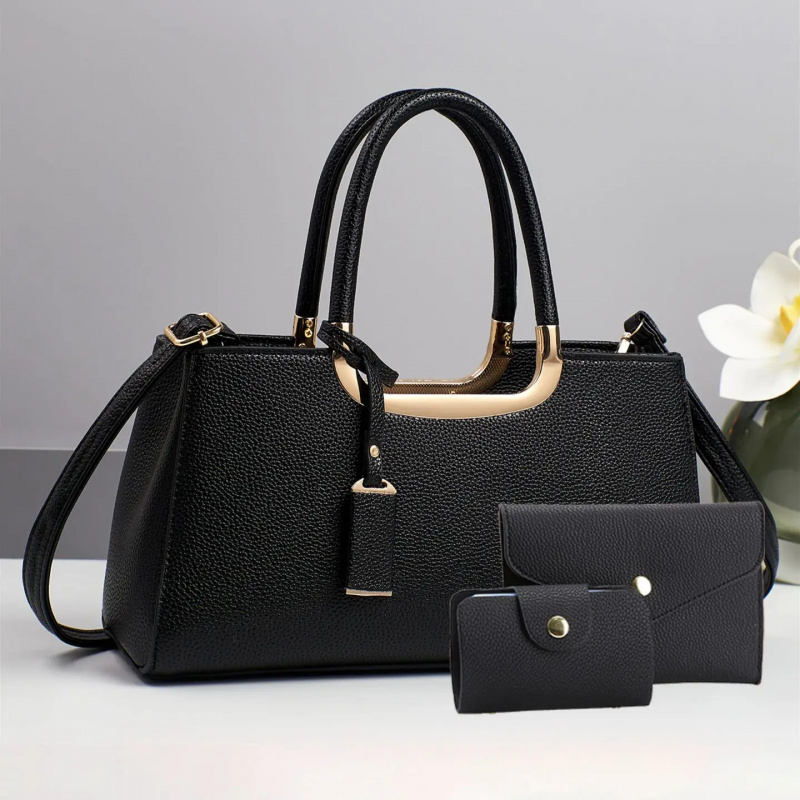 Women Bags Designer - حقائب كتف من جلد البولي يوريثان،
