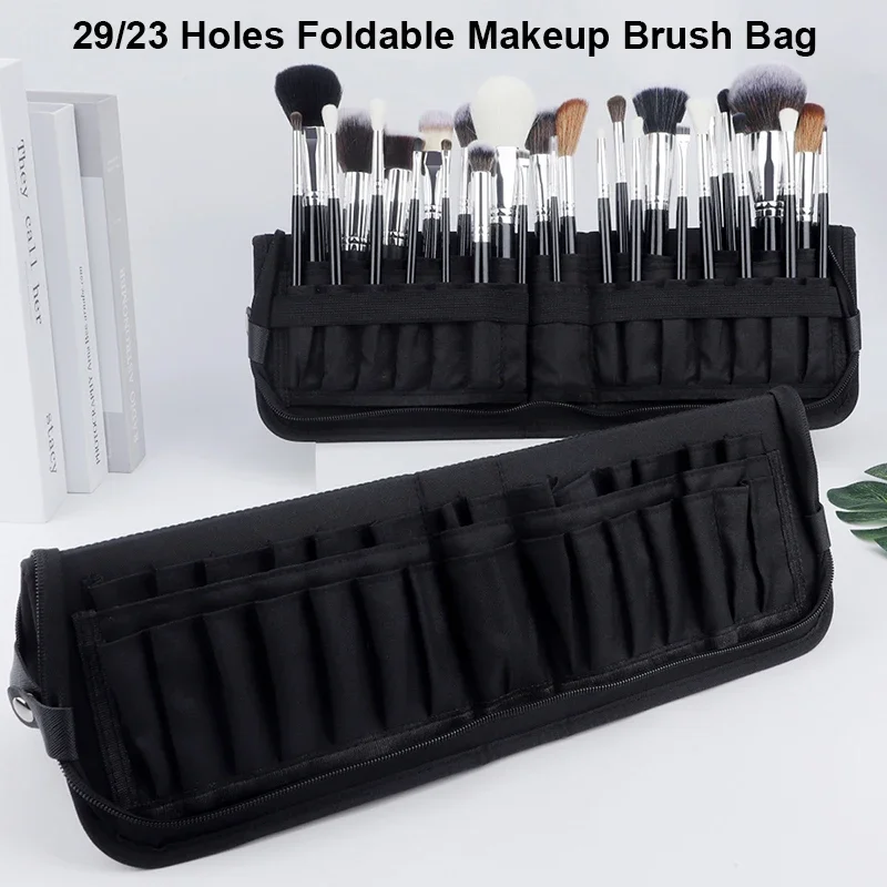 Women Bags Rack - 29/23 ثقوب طوي فرشاة للمكياج حقيبة
