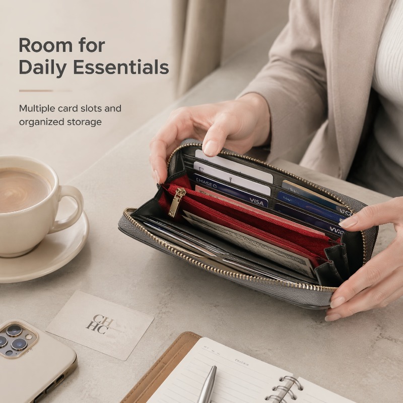 محفظة طويلة جديدة للجنسين من C - مراجعة Women Bags Rack وسعره