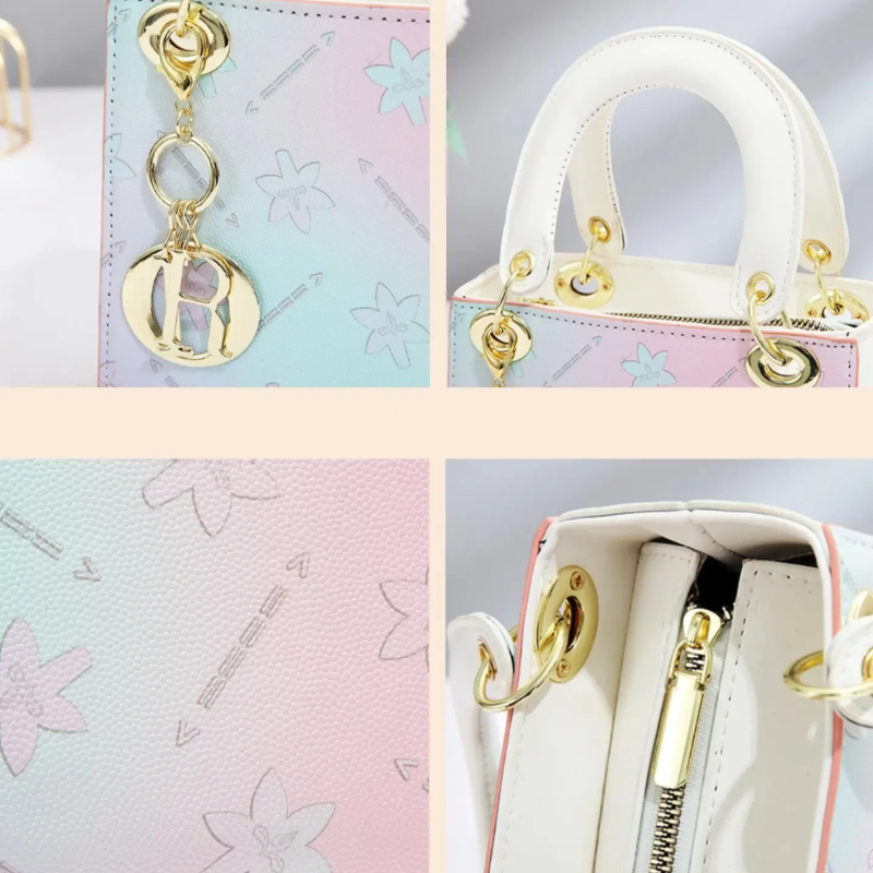مجموعة حقائب كتف مطبوعة بتدرج  - مراجعة Women Bags Purses وسعره