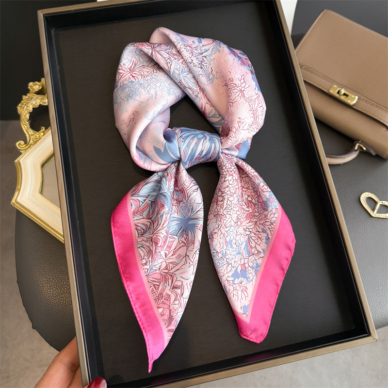 وشاح حريري بتصميم فاخر مطبوع ل - مراجعة Women Bags Online وسعره