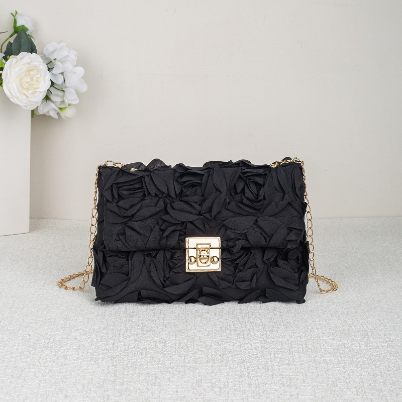 حقيبة سهرة ساتان بتصميم وردة ث - مراجعة Women Bags Sale وسعره