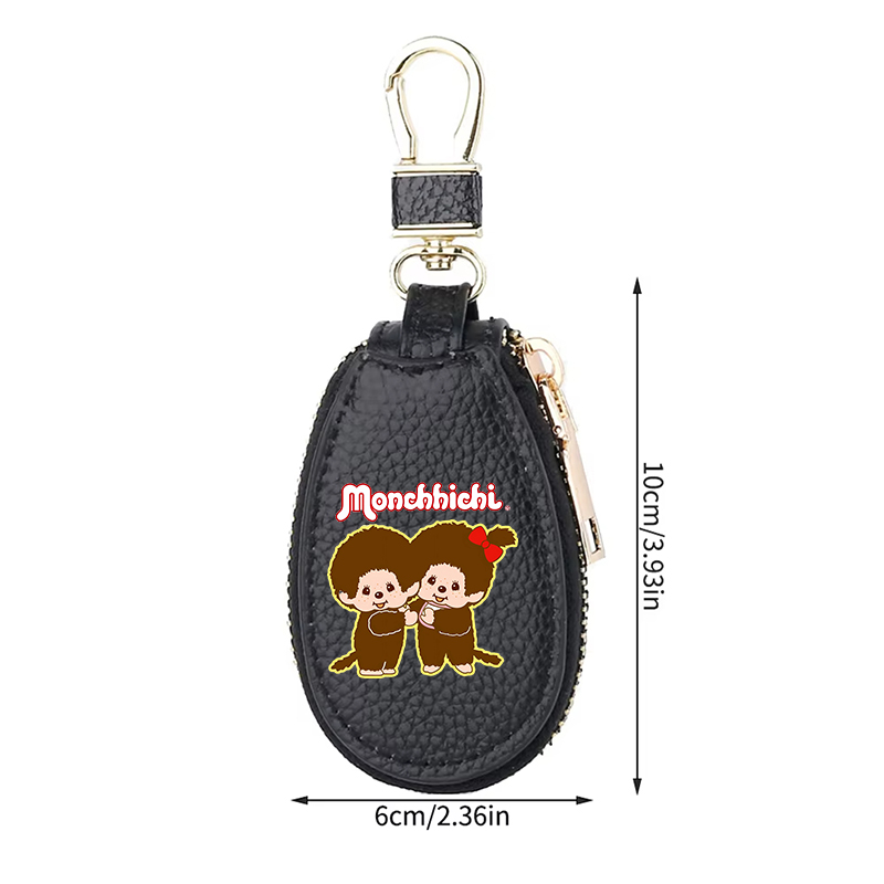 محفظة مفاتيح جلدية MONCHHICHI  - مراجعة Women Bags Purses وسعره