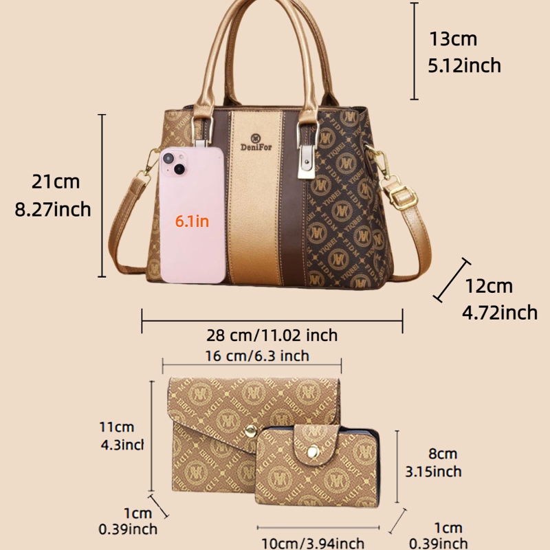 مجموعة من 3 حقائب يد نسائية بت - مراجعة Women Bags Designer وسعره