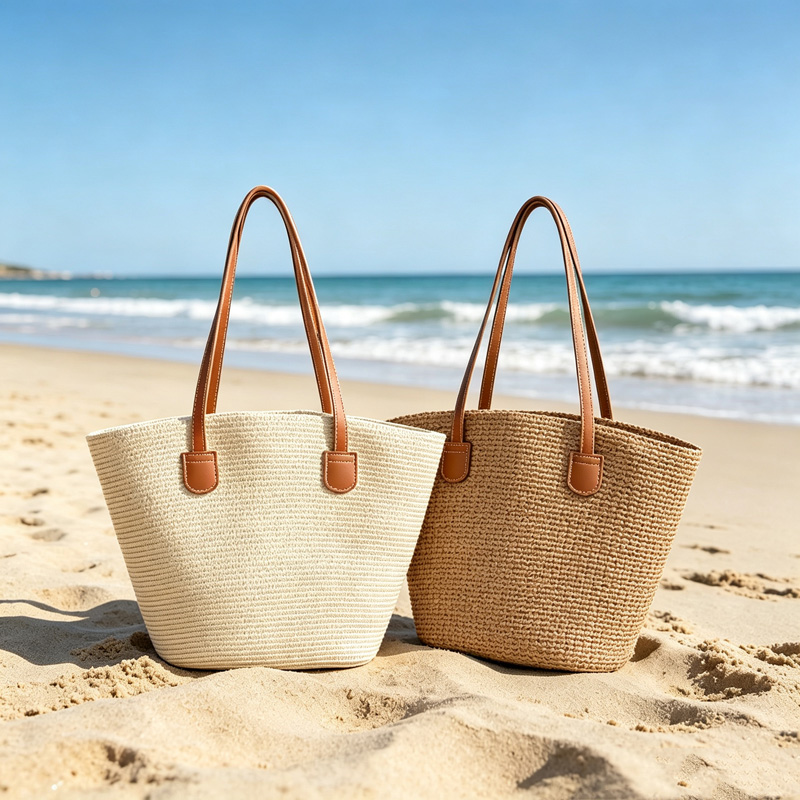 حقيبة يد نسائية من القش بلون و - مراجعة Women Bags Casual وسعره