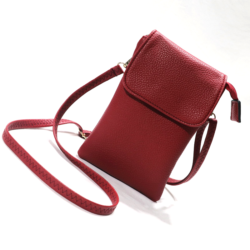 حقيبة هاتف نسائية جلدية صغيرة  - مراجعة Women Bags Rack وسعره