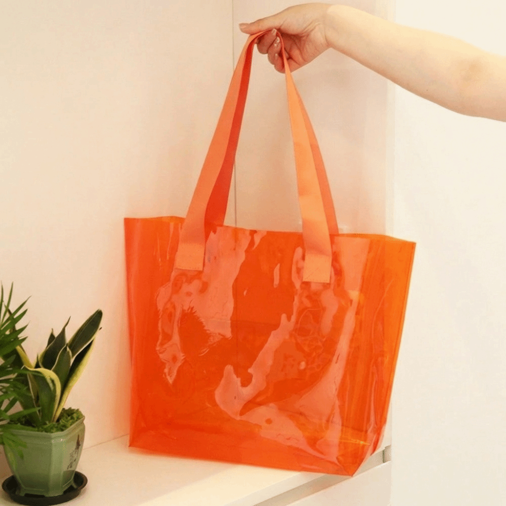 حقيبة شفافة بسيطة من البولي في - مراجعة Hobo Bag Slouchy وسعره