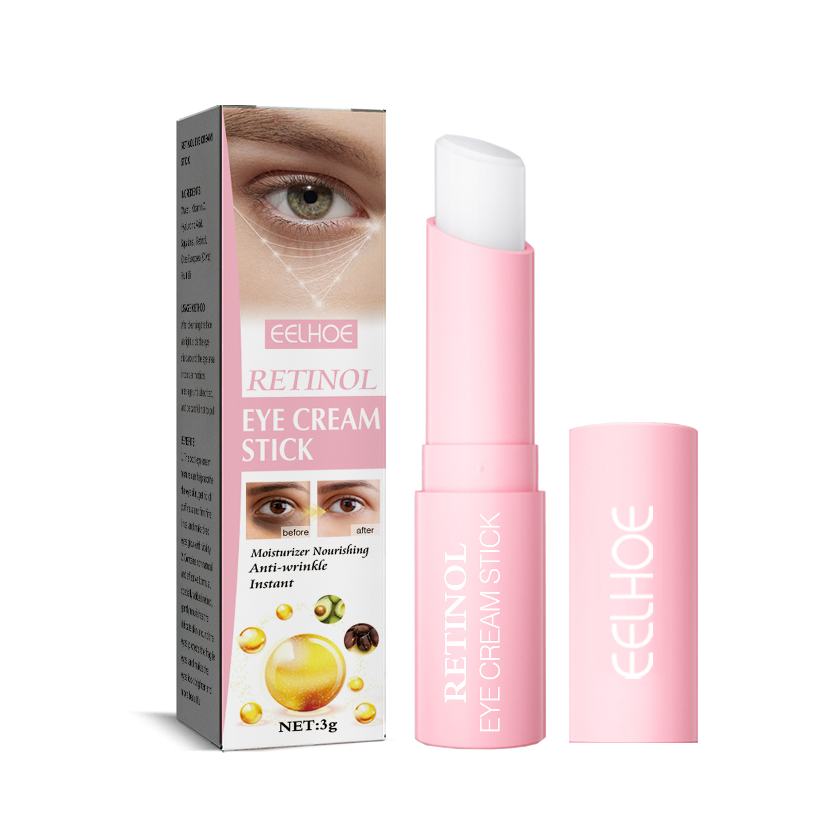 EELHOE كريم عين الريتينول لرفع - مراجعة Women Bags Under Eyes وسعره