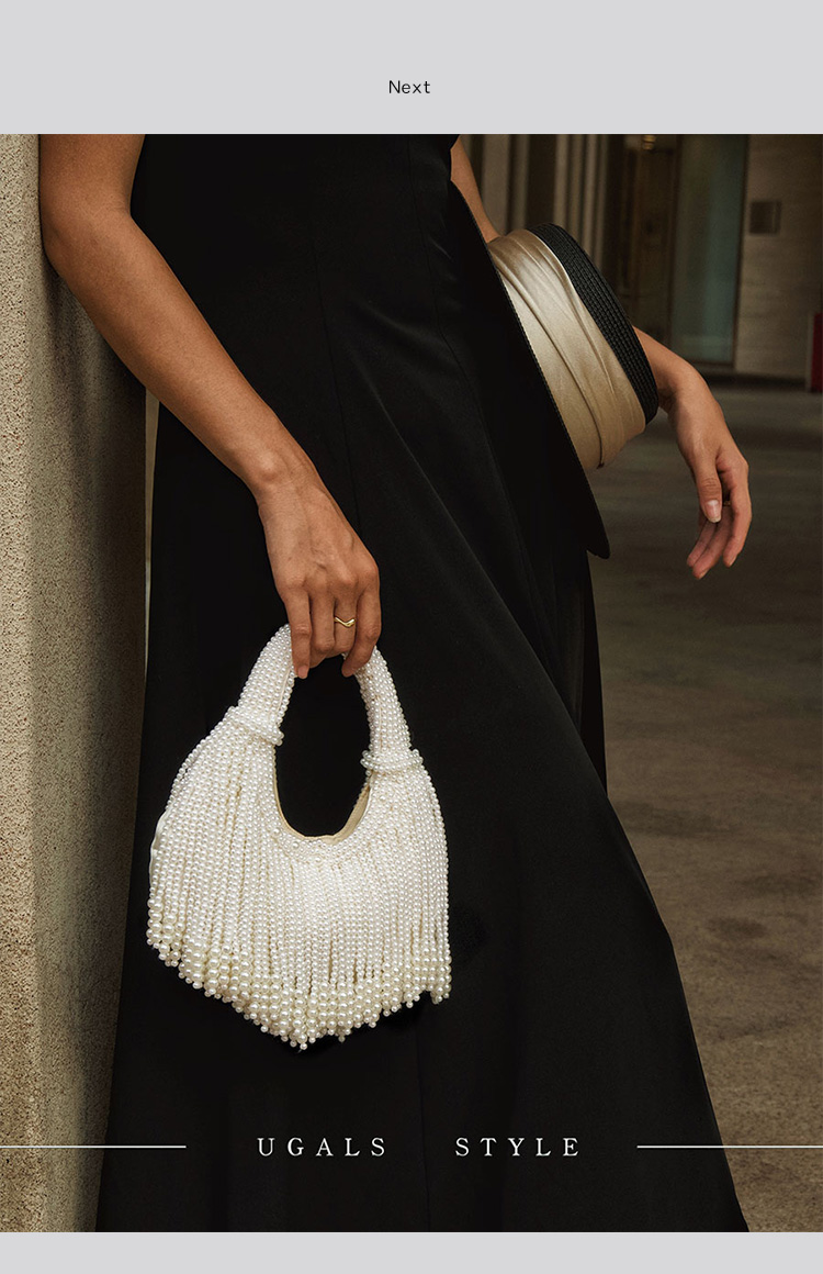 حقيبة يد فاخرة بتصميم مقبض لؤل - مراجعة Women Bags Rack وسعره