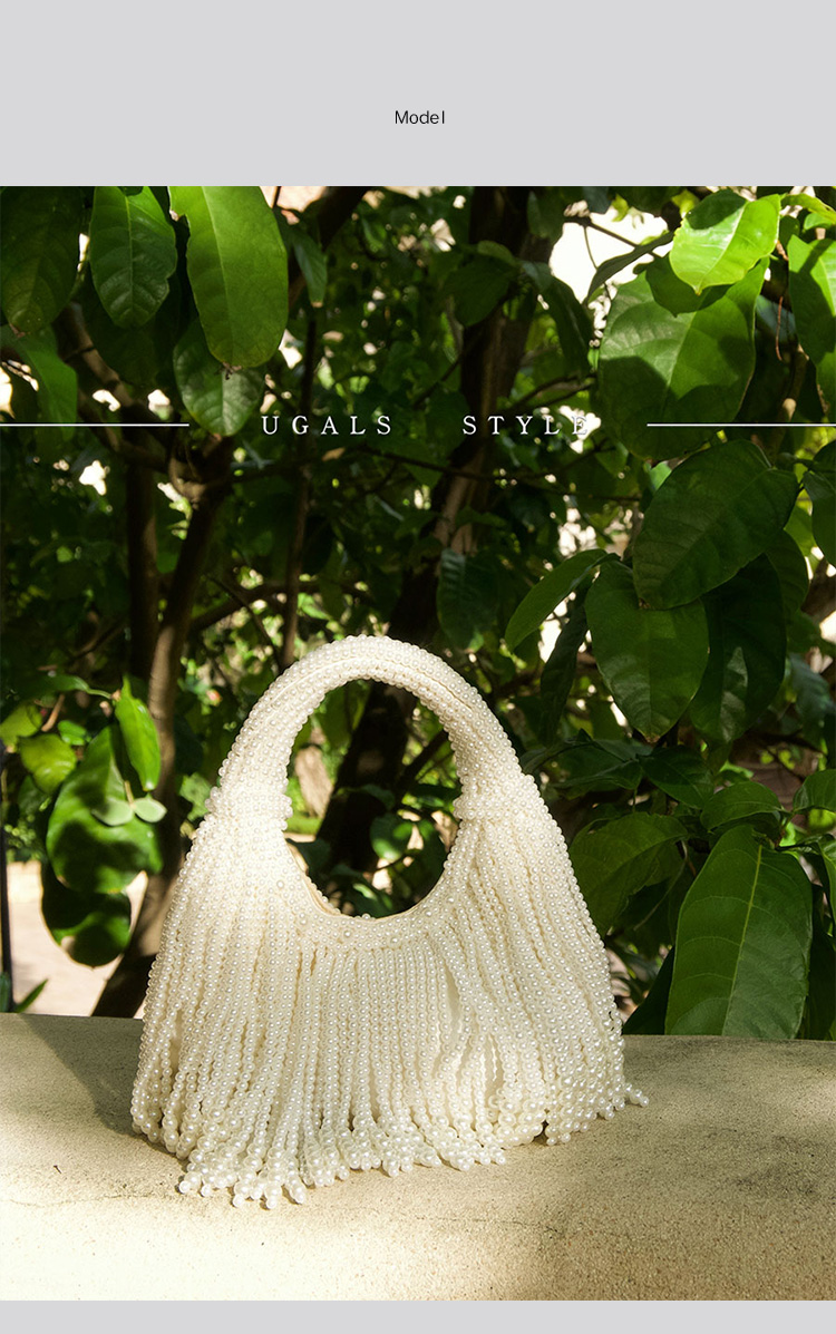 حقيبة يد فاخرة بتصميم مقبض لؤل - مراجعة Women Bags Rack وسعره